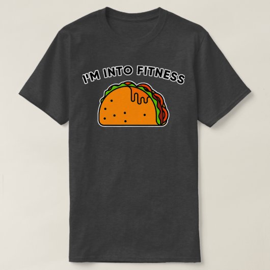 T-shirt Im Into Fitness Cool Tacos Nouveauté (Design devant)