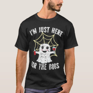 T-shirt I'm Just Here For The Boos Funny Halloween Ghost