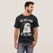 T-shirt I'm Just Here For The Boos Funny Halloween Ghost (Devant entier)