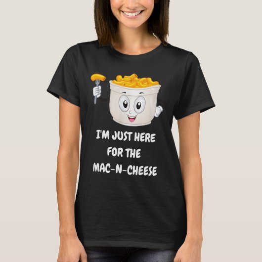 T-shirt I'm Just Here For The Mac-n-cheese Funny Kids Shir (Devant)