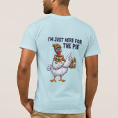 T-shirt I'm Just Here for the Pie Funny Thanksgiving Turke (Dos)