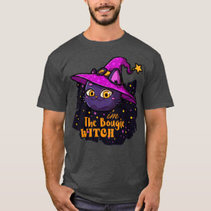 T-shirt Im La Bougie sorcière Chat Horreur Halloween cri