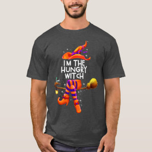 T-shirt Im La Sorcière affamée costume de couple halloween