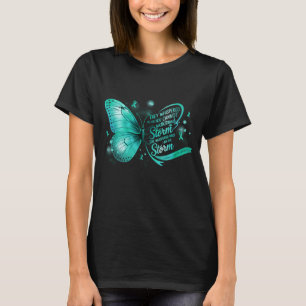 T-shirt Im La Tempête Le Papillon De Sensibilisation Au Ca