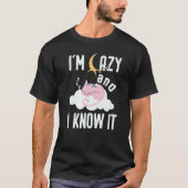 T-shirt I'm Lazy And I Know It For Cat (Devant)