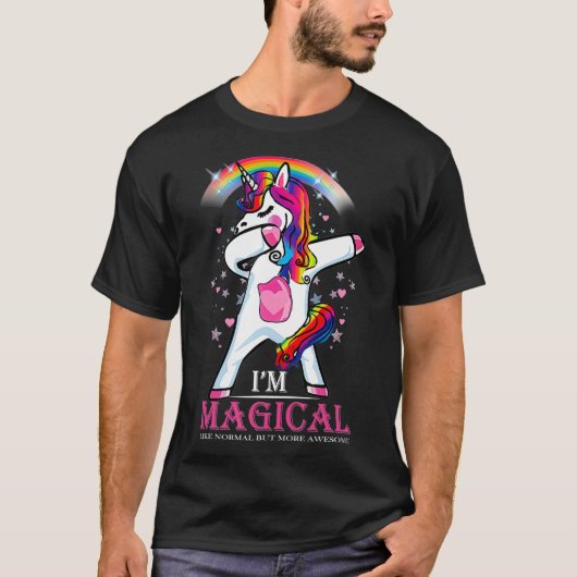 T-shirt IM Magical Rainbow Unicorn Magic (Devant)