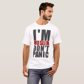 T-shirt I'm Muslim, Don't Panic (Devant entier)