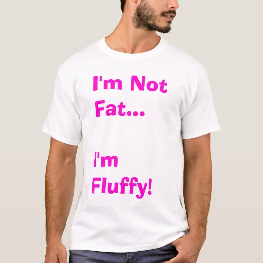 T-shirt Im non gros (Devant)