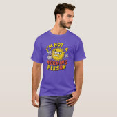 T-shirt I'm Not a Morning Person - Funny Sun Coffee Tee (Devant entier)