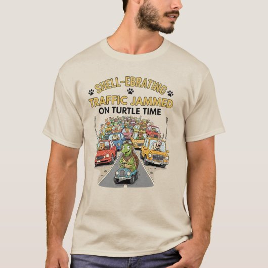 T-shirt I'm Not Slow Turtle Shirt (Devant)