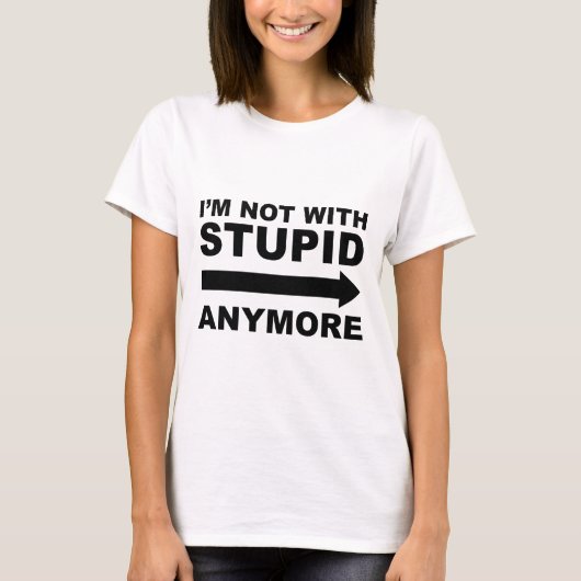 T-shirt I'm Not With (Devant)
