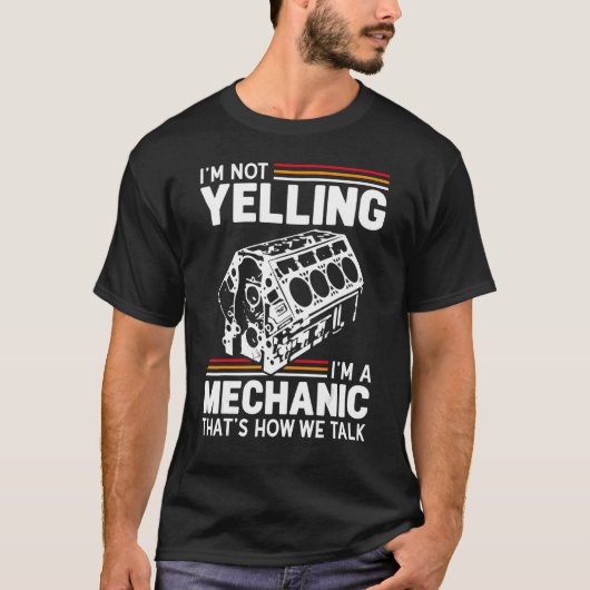 T-shirt I'm Not Yelling I'm A (Devant)