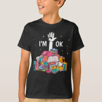 I'm Ok Funny Reading Book Lover Gift