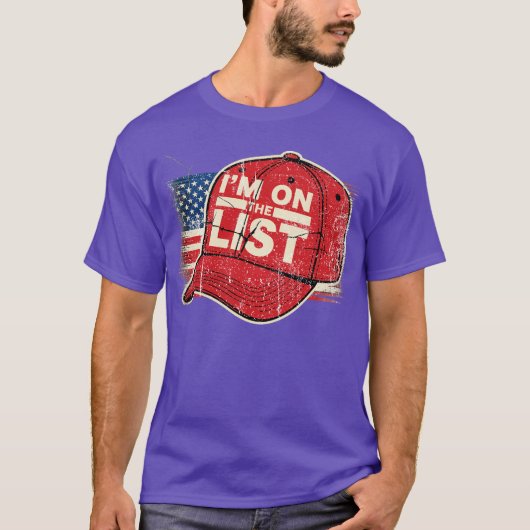 T-shirt I'm on list (Devant)