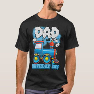 T-shirt I'm Papa of the Birthday Boy Train Birthday Party 