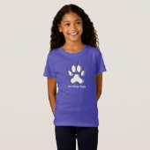 T-shirt Im-Paw-Tant Girls Jersey (Devant entier)