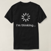 T-shirt Im Penser Geek Informatique Nerd Techie 1 (Design devant)