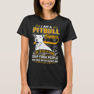 T-shirt Im Pit Bull Terrier Propriétaire Chien Aimer R Pap
