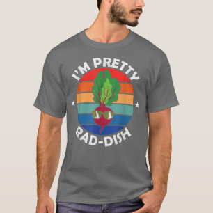T-shirt Im Pretty Radish Radish Vegetarian Veggie Fo