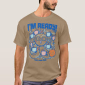 T-shirt Im Ready Coffee Octopus Blue by Tobe Fonseca (Devant)