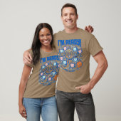 T-shirt Im Ready Coffee Octopus Blue by Tobe Fonseca (Unisexe)