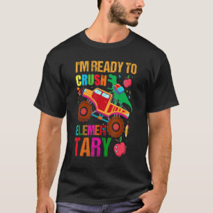 T-shirt I'm Ready To Crush Élémentaires Monster Dinosa