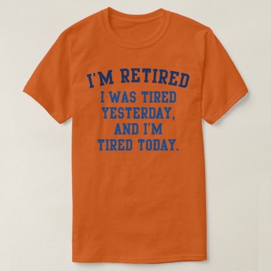 T-shirt Im Retraité 2 (Design devant)