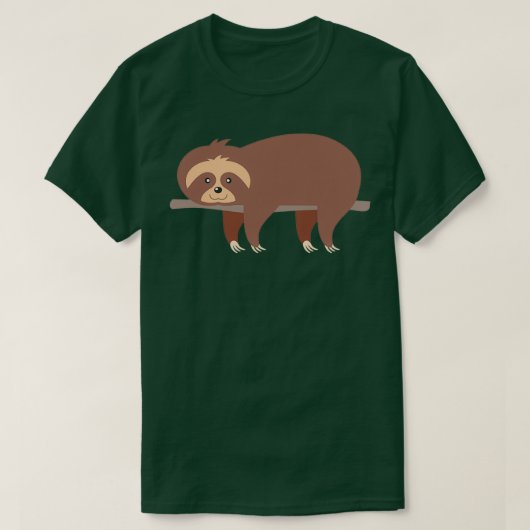 T-shirt Im Sloth Je Suis Joyeux Triblend (Design devant)