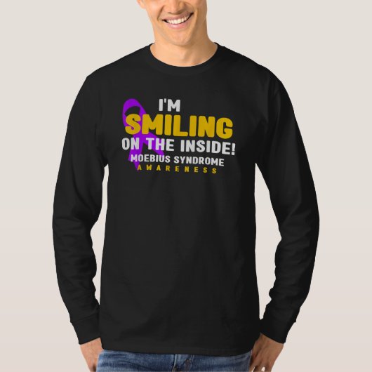T-shirt i'm Smiling On The Inside Moebius Syndrome Awarene (Devant)