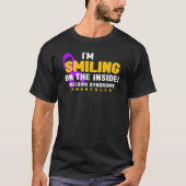 T-shirt i'm Smiling On The Inside Moebius Syndrome Awarene (Devant)