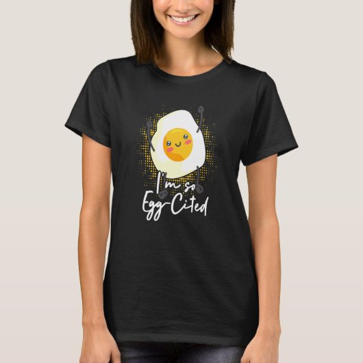 T-shirt Im So Egg Cité Oeuf Pun Petit Déjeuner Thème (Devant)