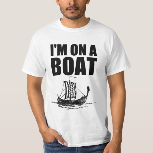 T-shirt Im sur une chemise d'aîné de bateau (Devant)