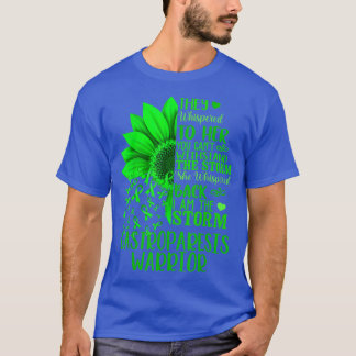 T-shirt Im Tempête Forte Gastroparesis Guerrier Sunflowe
