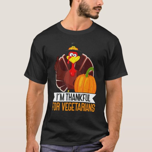T-shirt I'm Thankful For Vegetarian Thanks Giving Thanksg (Devant)