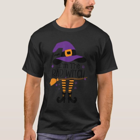 T-shirt Im The Bad Witch Halloween Matching Group Costum (Devant)