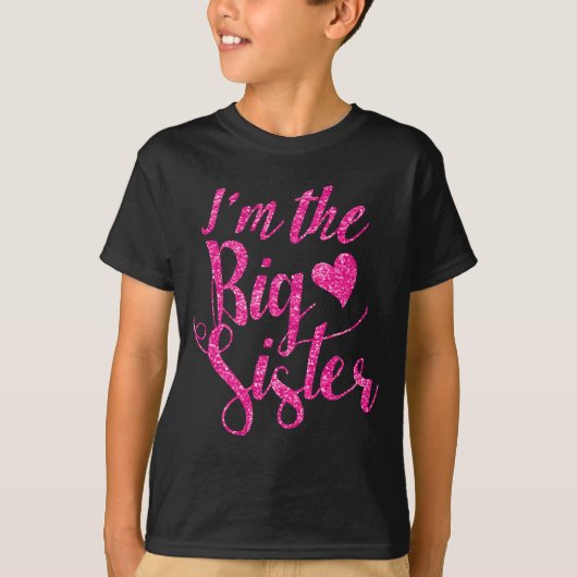 T-shirt I'm the Big Sister (Devant)