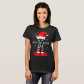 T-shirt I'm The Fighter Pilot Elf Matching Family Group Ch (Devant entier)