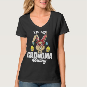 T-shirt I'm The Grandma Bunny Matching Family Easter Party