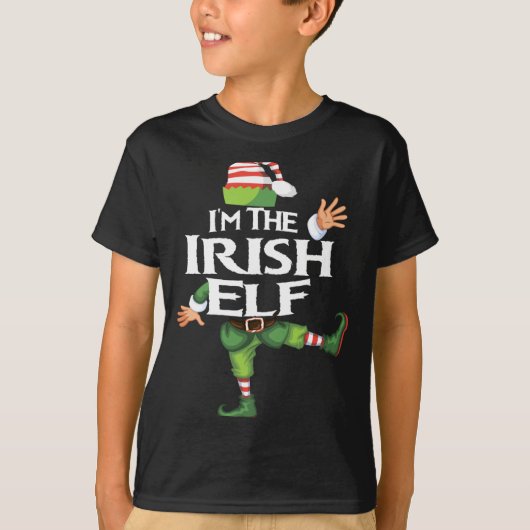 T-shirt Im The Irish Elf Christmas Eve Xmas Elf Squad Cos (Devant)
