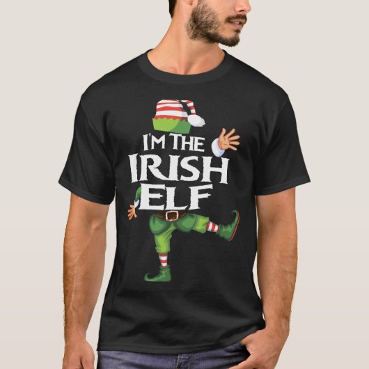 T-shirt Im The Irish Elf Christmas Eve Xmas Elf Squad Cos (Devant)