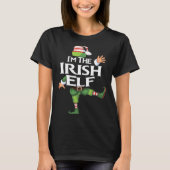 T-shirt Im The Irish Elf Christmas Eve Xmas Elf Squad Cos  (Devant)