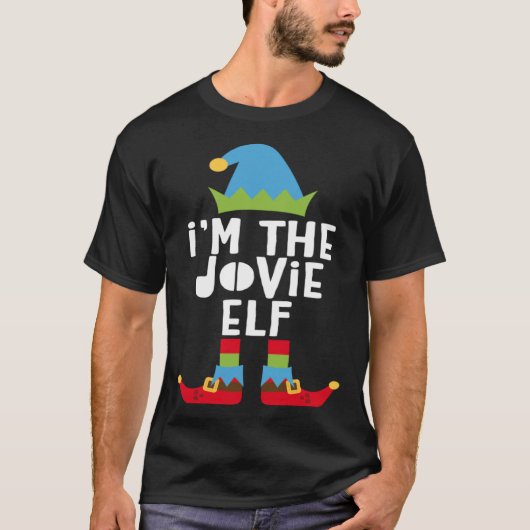T-shirt I'm The Jovie Elf  Matching Christmas Costume (Devant)