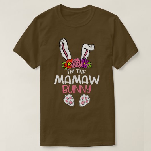 T-shirt Im The Mamaw Bunny Pâques drôle Da de la mère de P (Design devant)