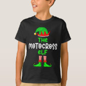 T-shirt I'm The Motocross Elf Dirt Bike Christmas Matching (Devant)