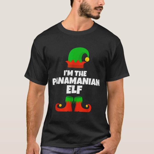 T-shirt I'm The Panamanian Elf Family Pajama Christmas Fun (Devant)