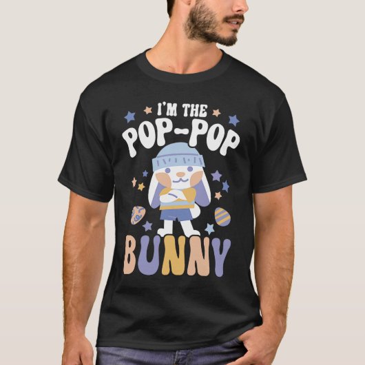 T-shirt I'm The Pop Pop Bunny Rabbit Whisperer Animal Bunn (Devant)