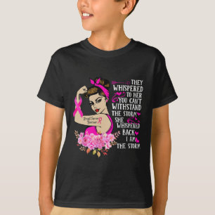 T-shirt I'm The Storm Strong Women Breast Cancer Warrior P