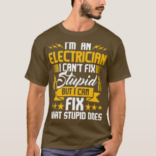 T-shirt Im Un ÉlectricienLineman Câblage Wireman Électriqu
