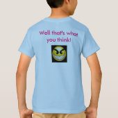 T-shirt Im un petit ange (Dos)