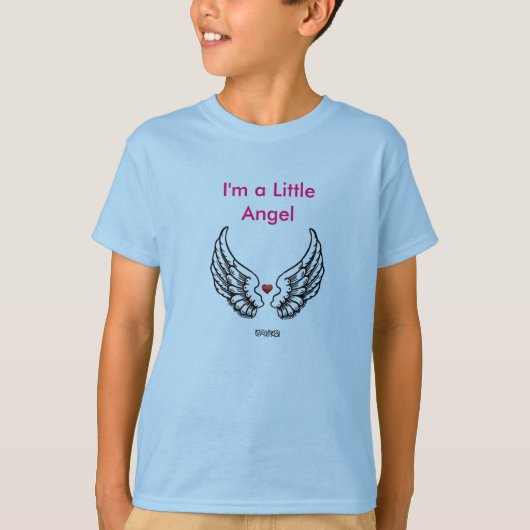 T-shirt Im un petit ange (Devant)